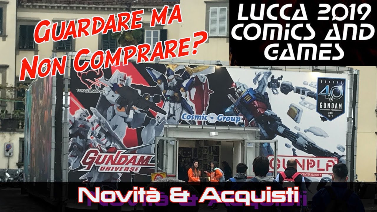 Lucca Comics 2019 - Acquisti, Novità e Presentazioni Esclusive Gundam & Robot