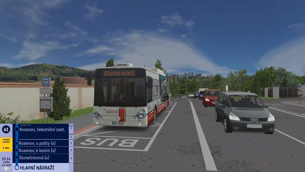 SIMT MHD - linka 61 - Irisbus Citelis 12M CNG (220) - DPMP + Bustec DPMP