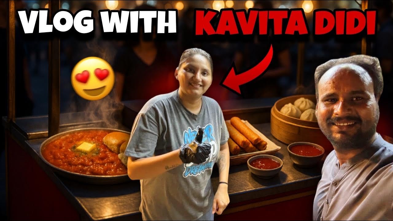 Vlog With Kavita Didi 😱 Vada Pav Girl of Pakistan | Indian Street Food in Karachi