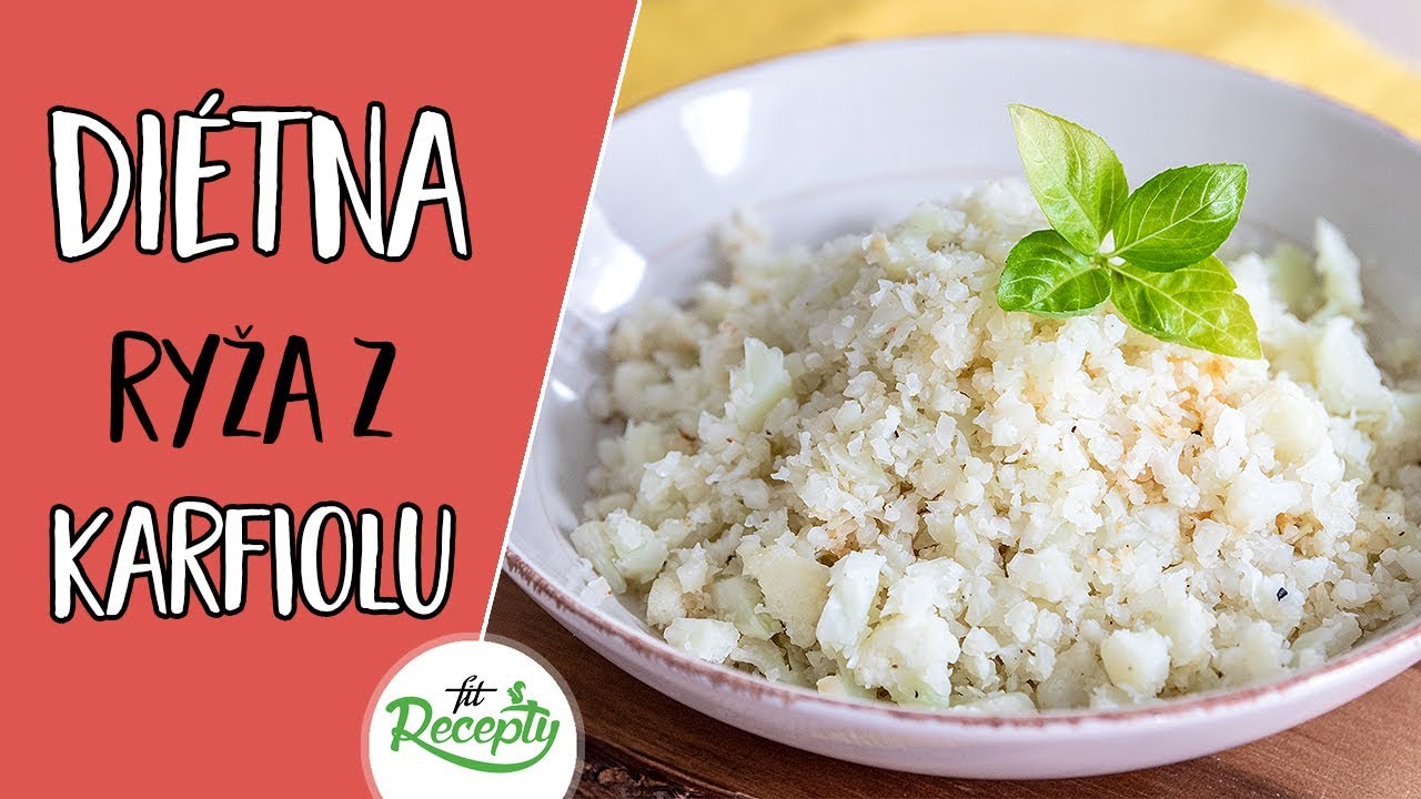 Diétna ryža z karfiolu - fit recept
