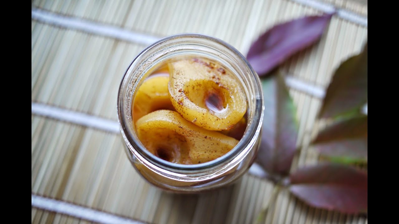 糖漬梨  How to Preserved Pears in Syrup