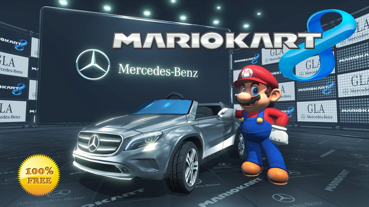 Mario Kart 8 New Mercedes DLC | Free Gratis!