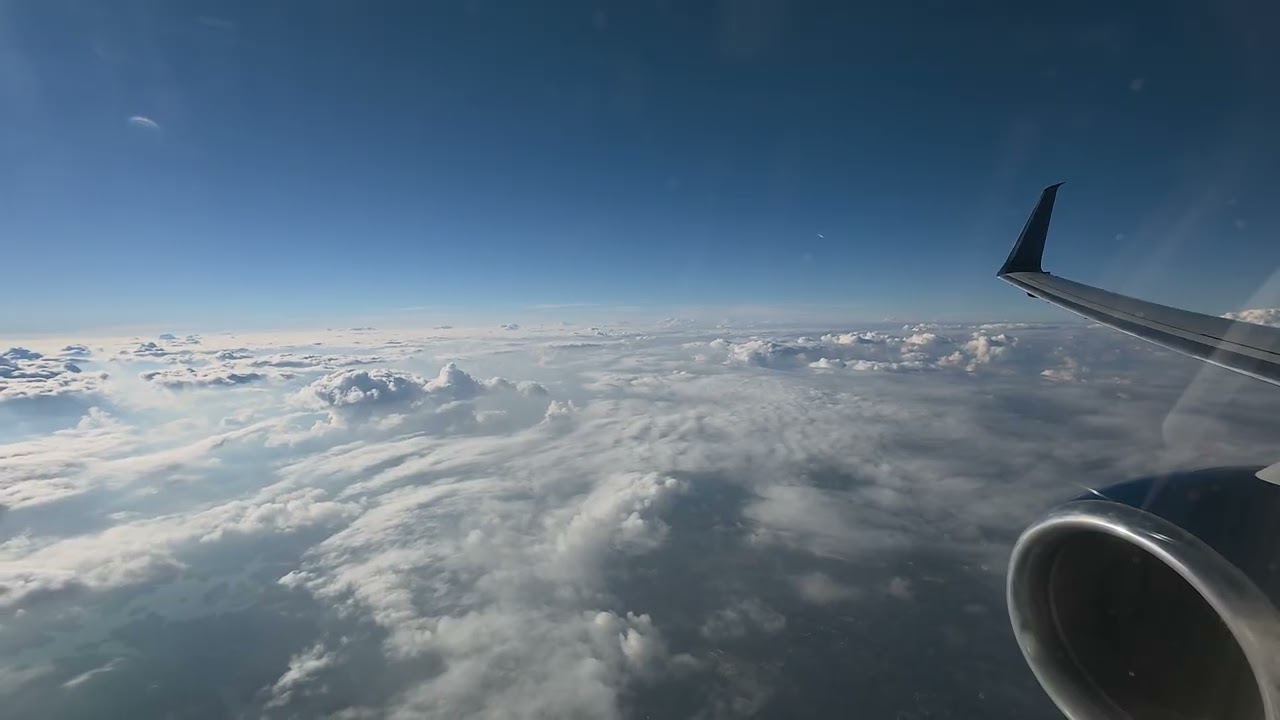 Evening Landing in Atlanta on a Delta Air Lines Boeing 737-800