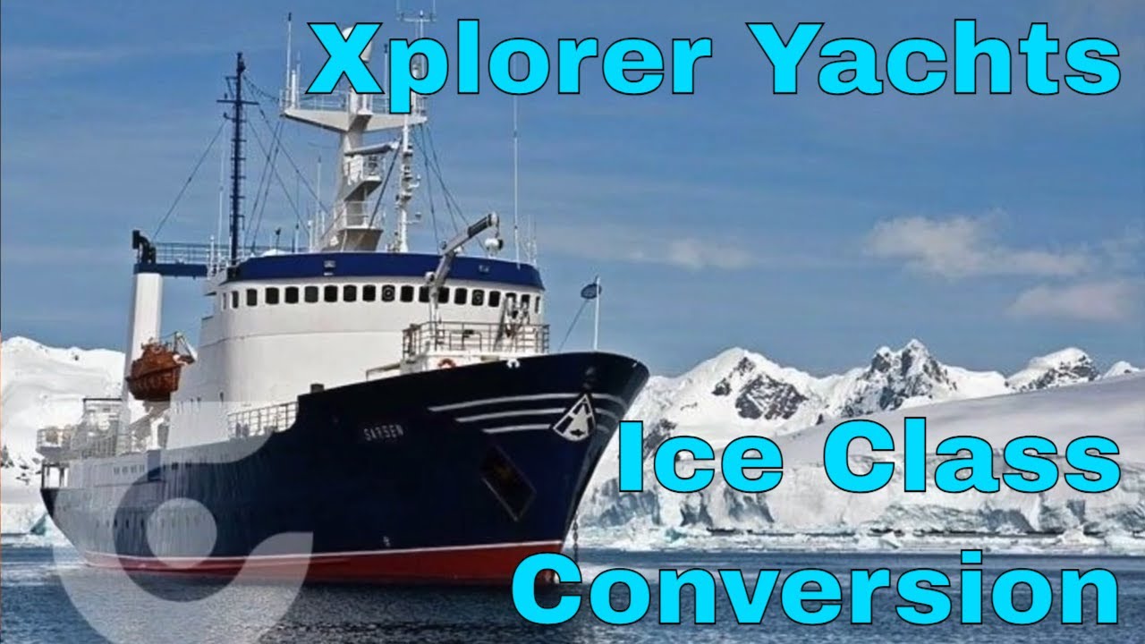 72m/235ft Ice-Class Global Expedition Vessel Conversion 80% Finished.
