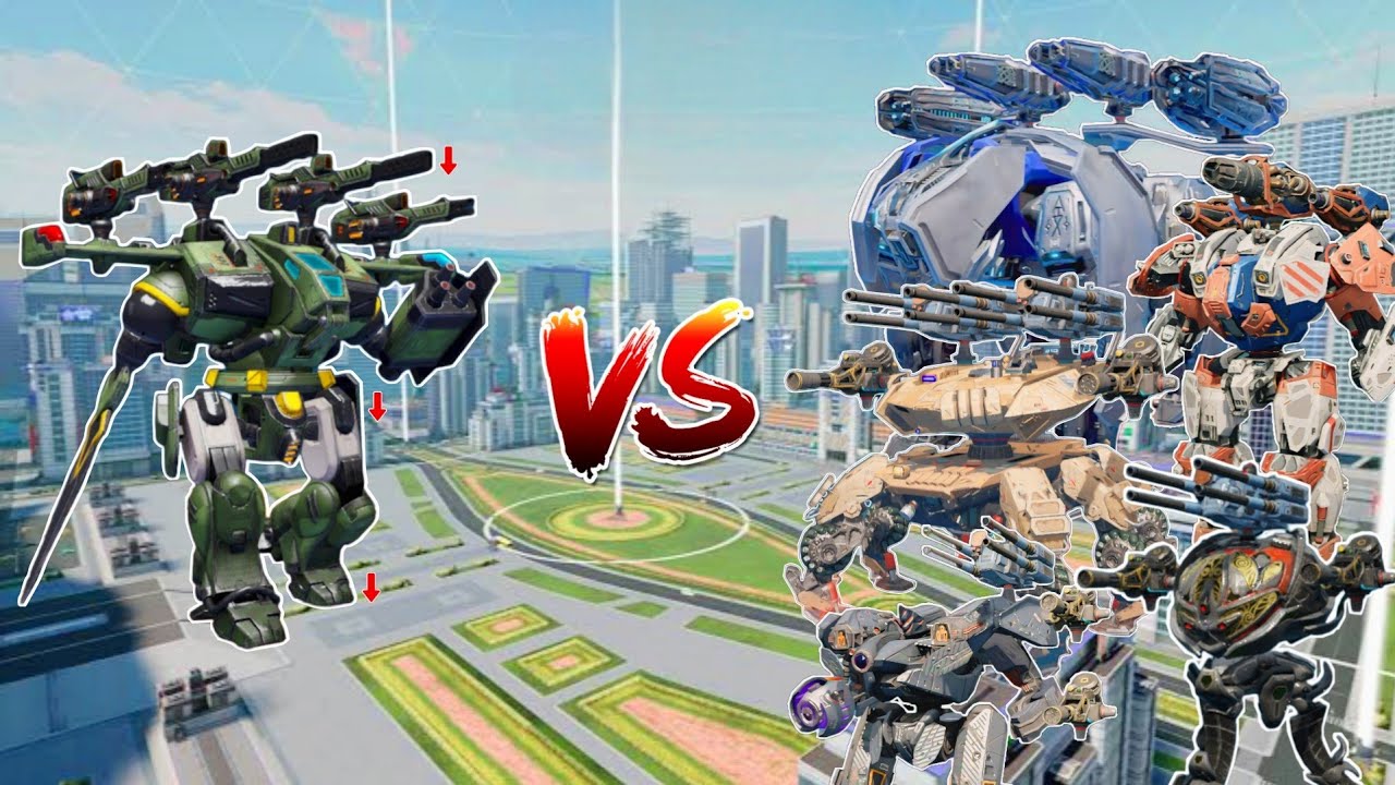 WR🔥 Sword Unit-190[Nerf] VS All Titans Comparison ||WAR ROBOTS||