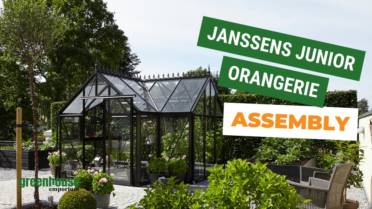 Janssens Junior Victorian Orangerie Greenhouse Assembly