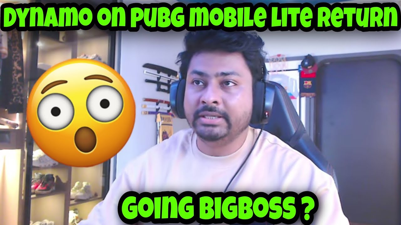 Dynamo Gaming wants to go bigboss ? | Dynamo reply on pubg mobile lite return 😊
