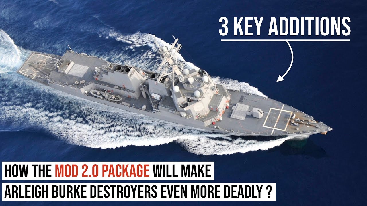 #usnavy Mod 2.0 Arleigh Burke upgrade -  4 destroyers slated to receive this !