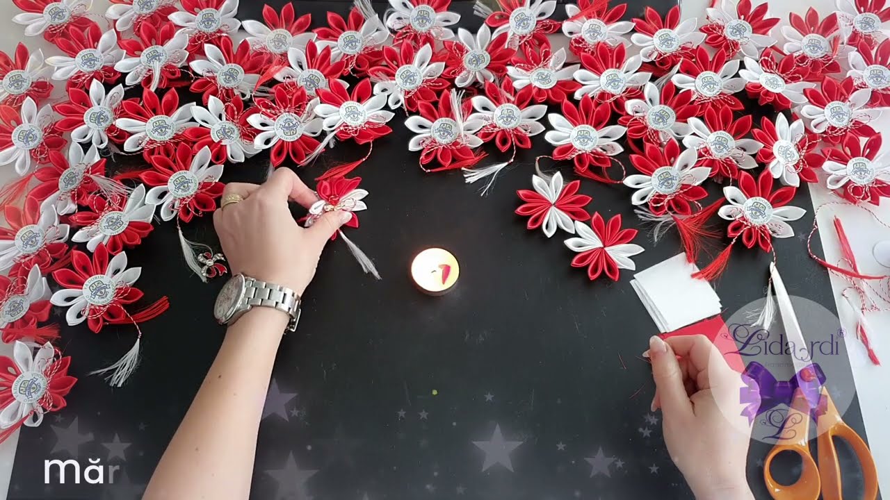 Cum sa faci martisoare din saten Lidardi Handmade MHDL 1