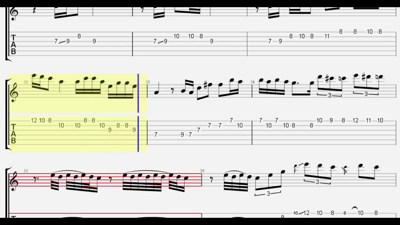 Beatles - Something , Tab & Score for Melody
