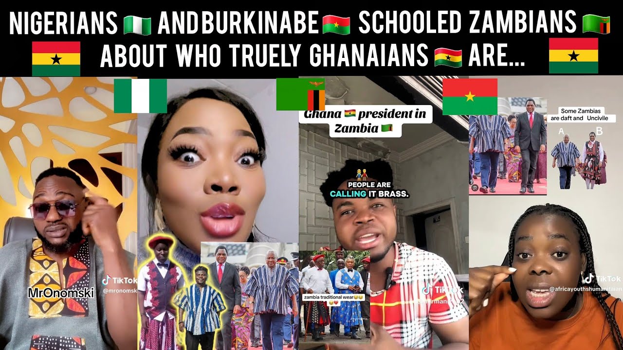 Nigerians 🇳🇬 And Burkinabe 🇧🇫 Schooled Zambians 🇿🇲 About Who Truely Ghanaians 🇬🇭 Are...