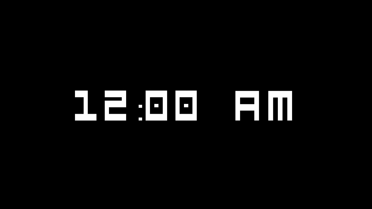 Precise FNAF 3 Clock from 12 AM to 6 AM with office ambience