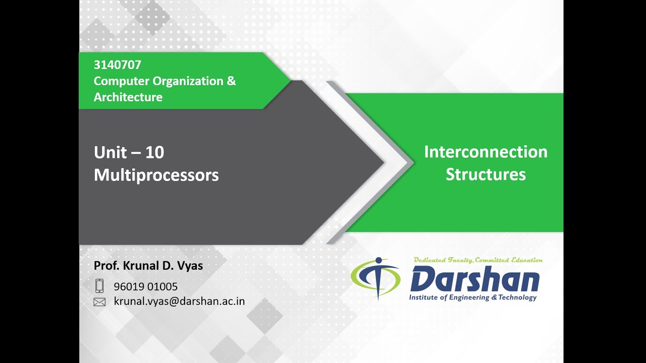 Unit 10 - Interconnection Structures
