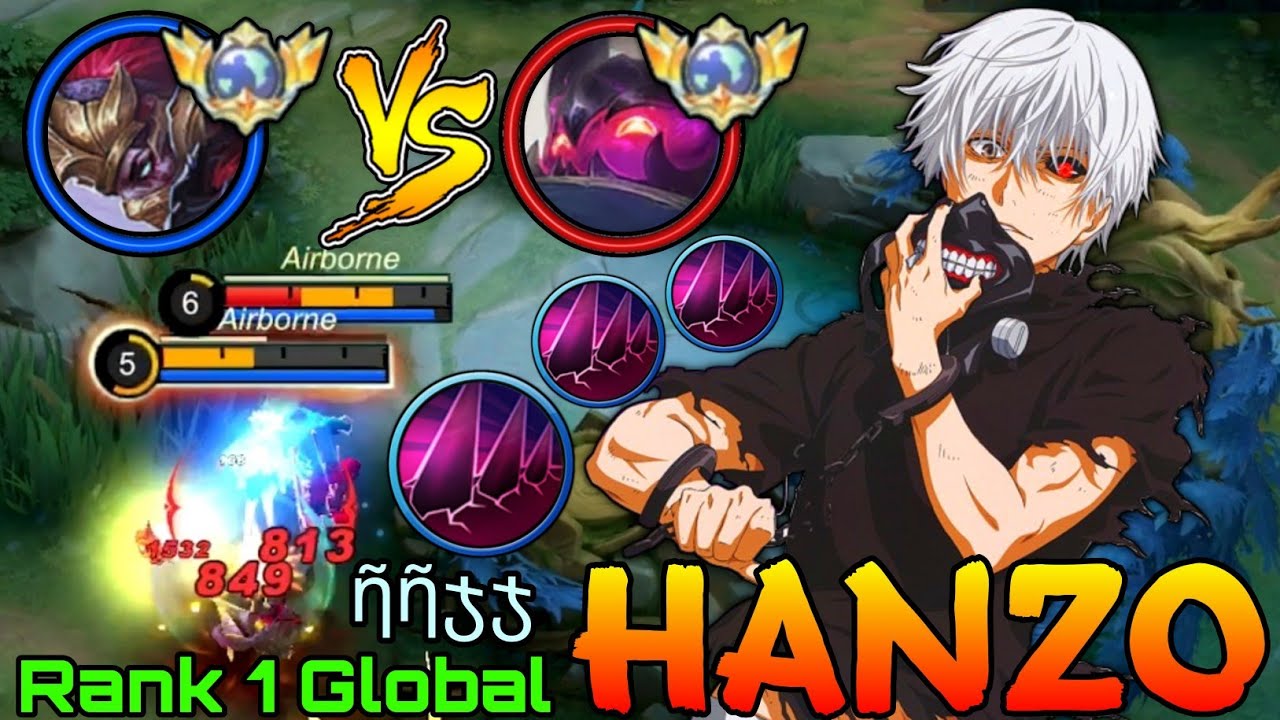 No.1 Hanzo VS Top Global Gloo - Top 1 Global Hanzo by ῆῆჯჯ - Mobile Legends