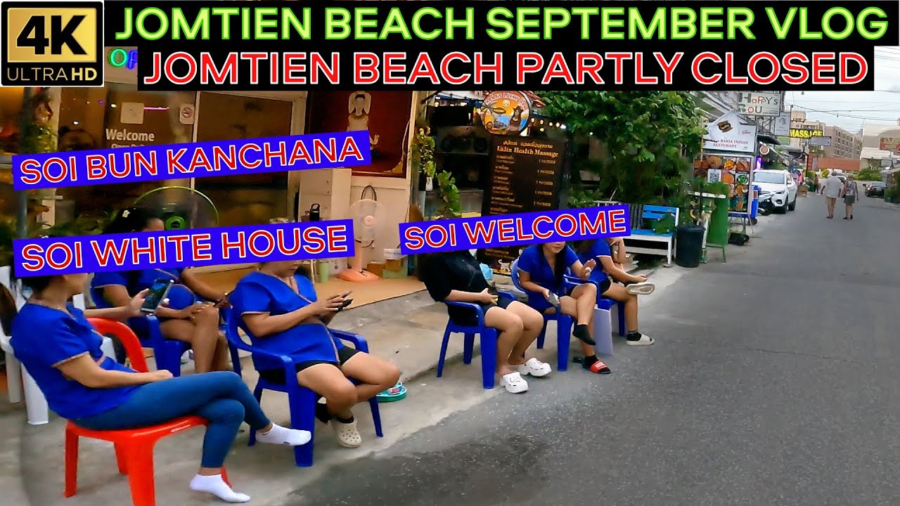 Jomtien September Vlog Part 2   Jomtien Beach Closed  - 2025 Pattaya Thailand