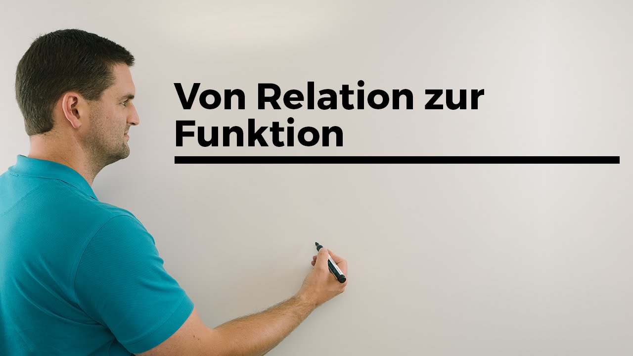 Schreibweisen von Relation zur Funktion mit e^x, Mathevideo, Erklärvideo | Mathe by Daniel Jung