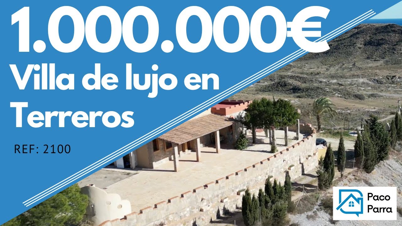 Luxury Villa for sale in San Juan de Los Terreros. Price: €1,000,000