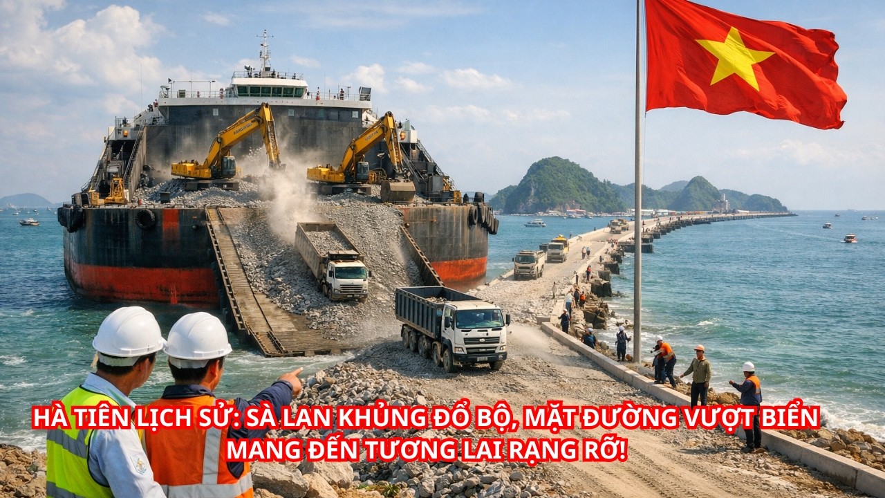 HÀ TIÊN LỊCH SỬ: SÀ LAN KHỦNG ĐỔ BỘ, MẶT ĐƯỜNG VƯỢT BIỂN MANG ĐẾN TƯƠNG LAI RẠNG RỠ!