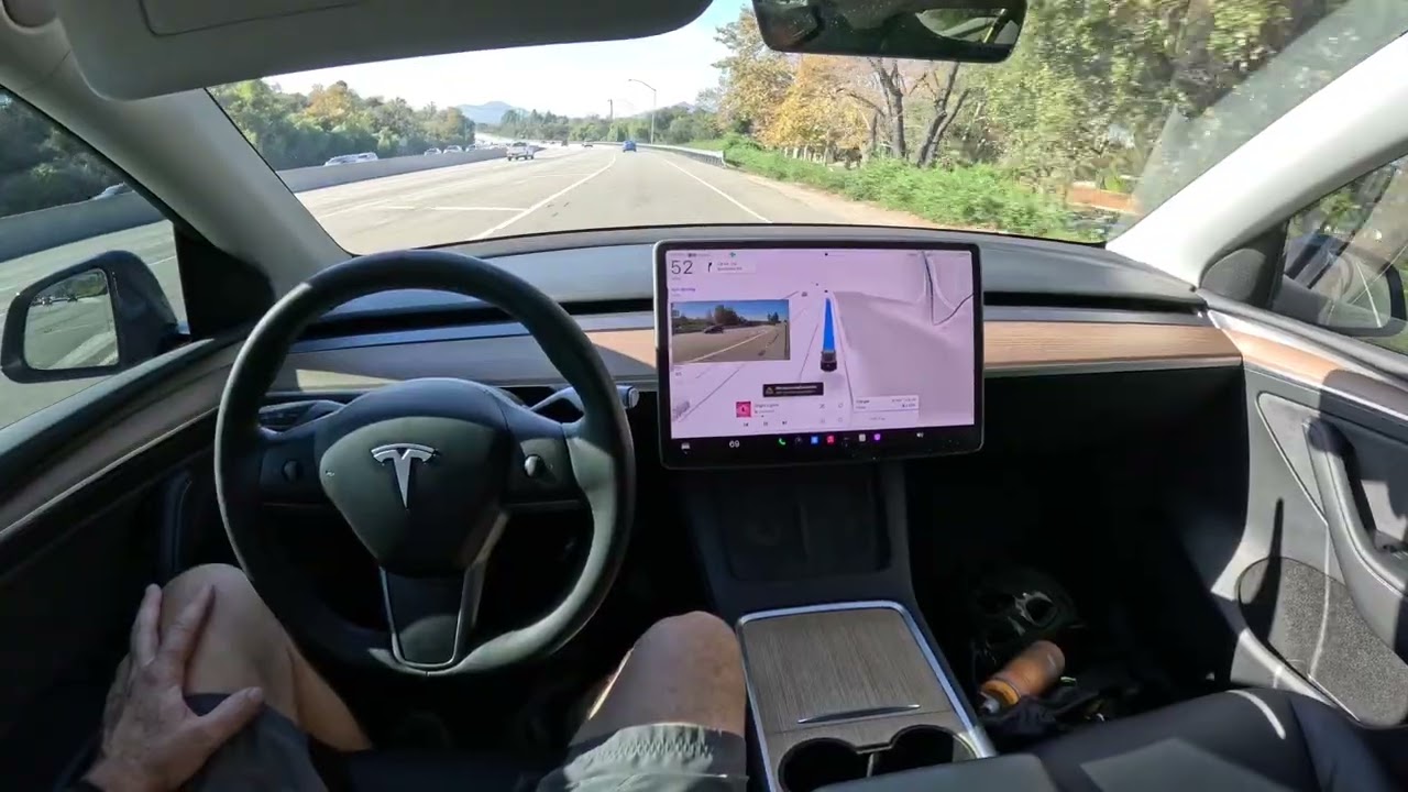 Tesla Model Y FSD Test (software 2025.44.25.5)