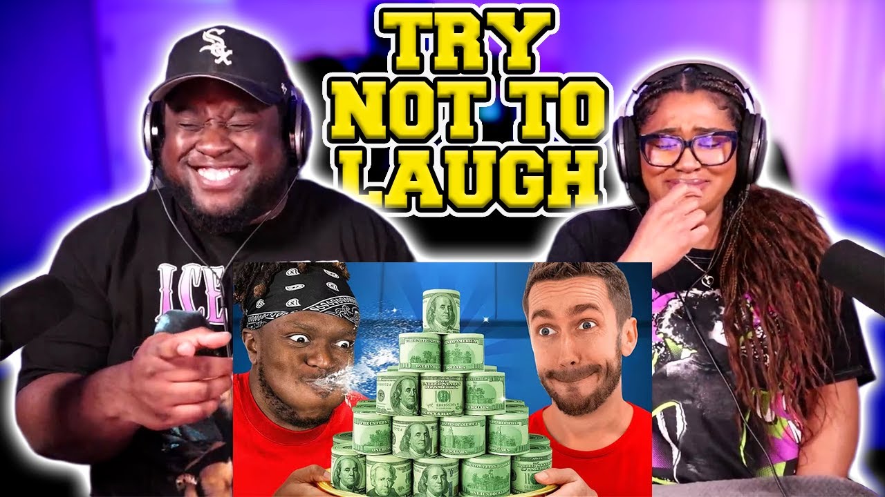 Kidd and Cee Reacts To MAKE US LAUGH, WIN $1,000 (ft. Sidemen)