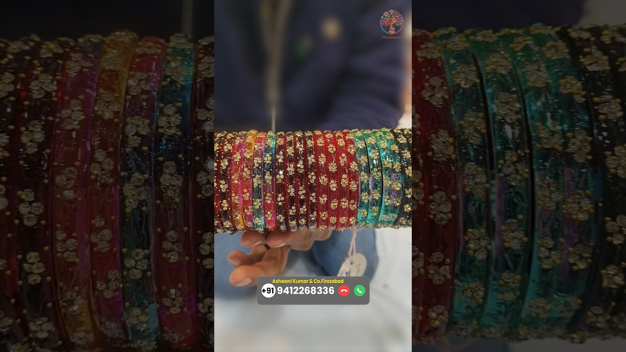Premium Designer Glass Bangles Collection Ashwani Kumar & Co 
