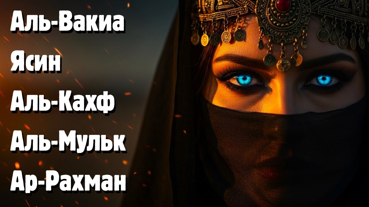 Очень красивое и спокойное чтение Корана, которое приносит мир сердцу и душе