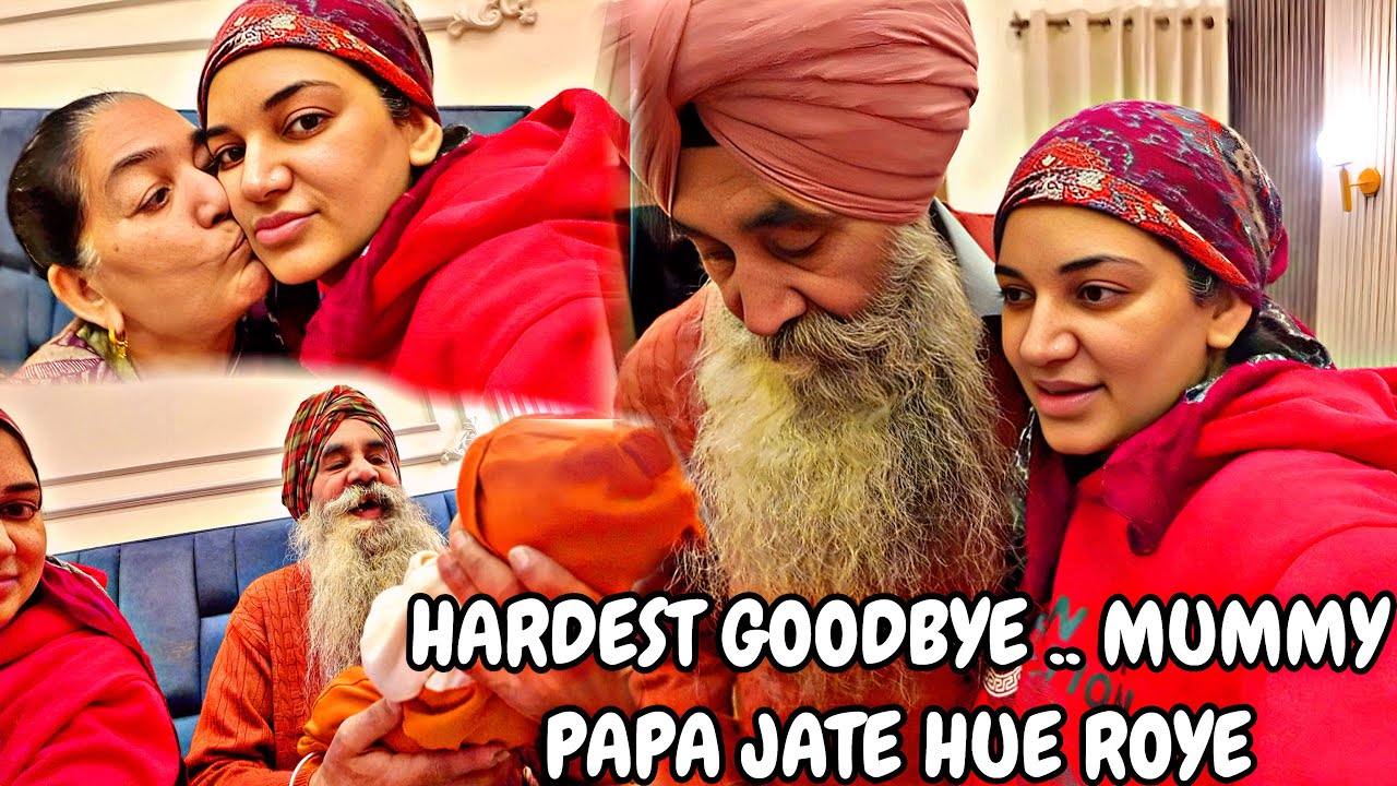 HARDEST GOODBYE 👋 MUMMY PAPA DONO RAIKOT JATE HUE ROYE AAJ 🥹
