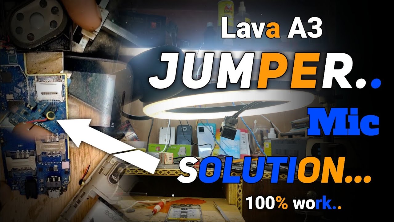 Lava A3 Mic Jumper / Mic jumper 100% working...