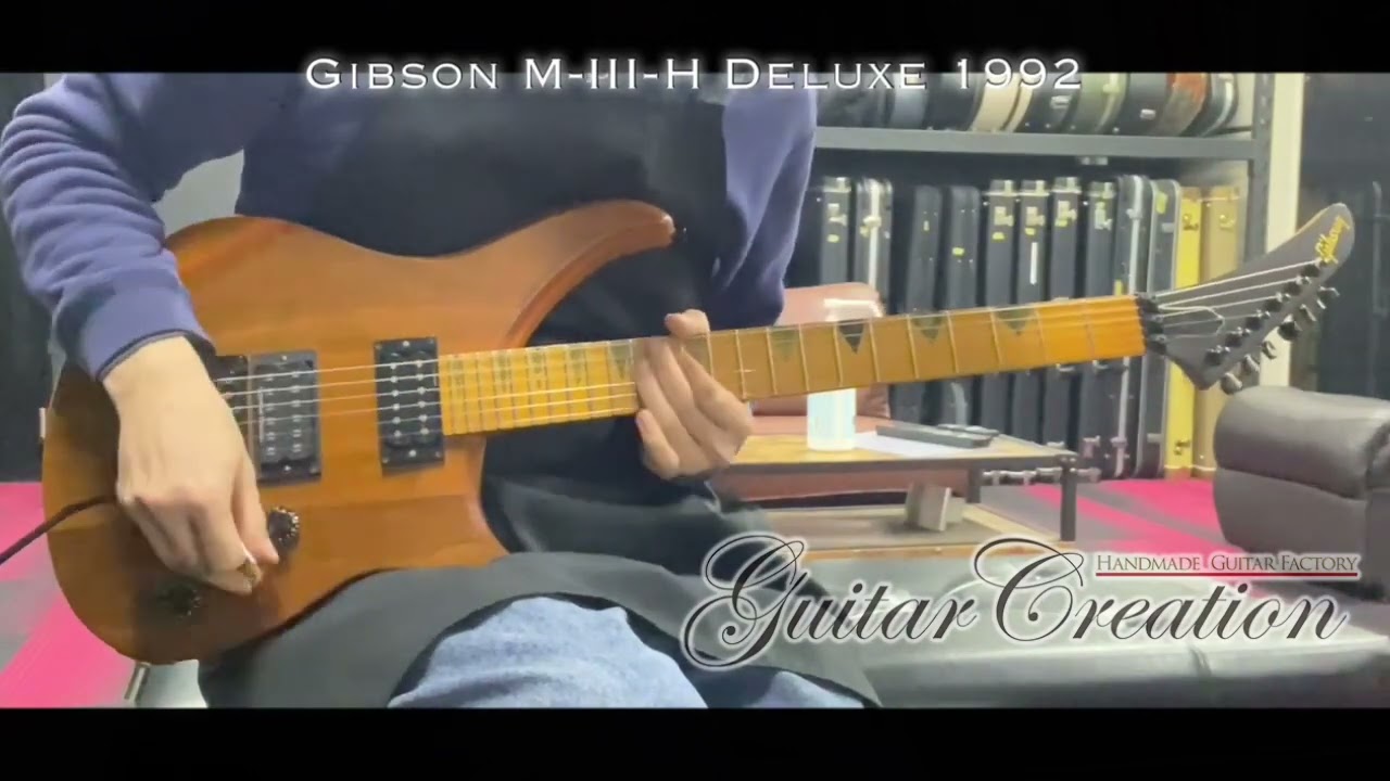 Gibson M-III-H Deluxe # Antique Natural 1992年製【Rare Spec!】w/Original Brown Hard Case 3.5kg