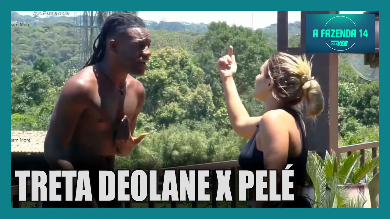 A Fazenda: Treta! Deolane e Pelé discutem após punição da peoa