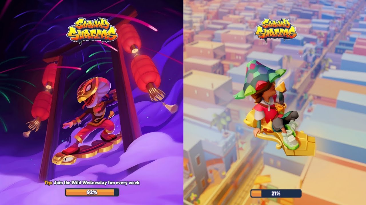 Subway Surfers : Year Of The Snake 2025 🆚 Marrakesh 2024 Maps Comparison