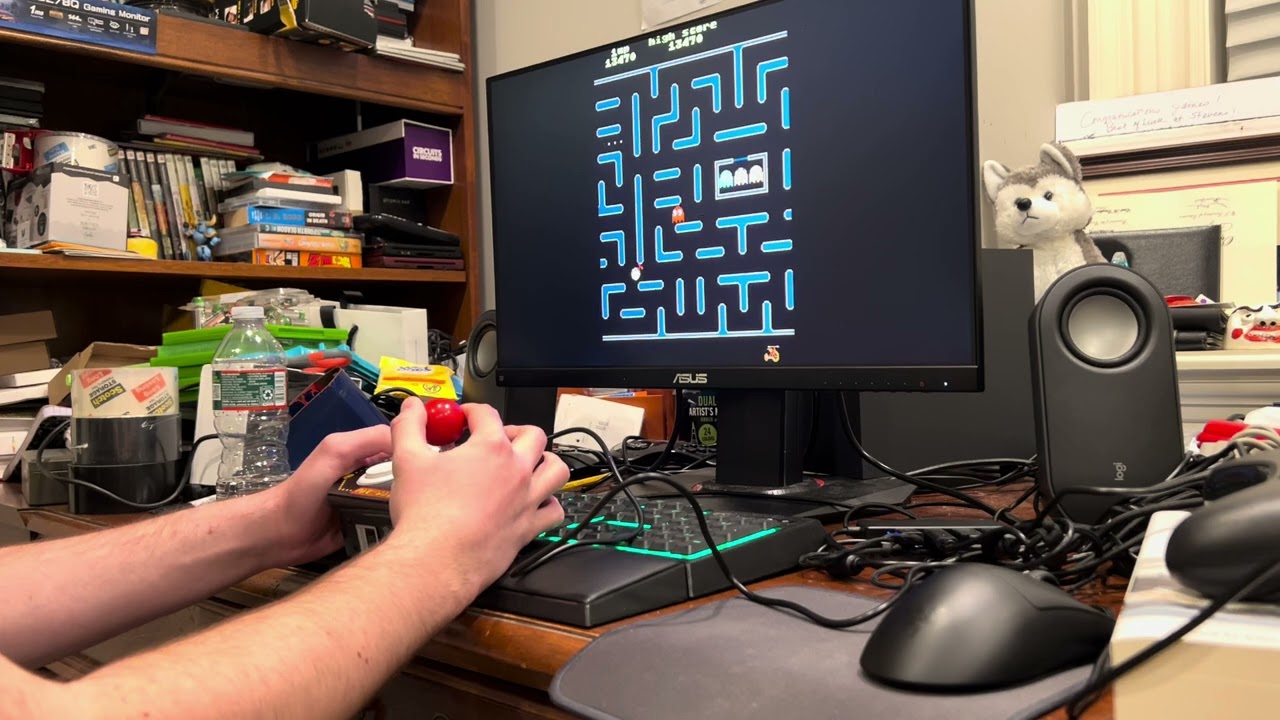 Modded Pac man plug n play test