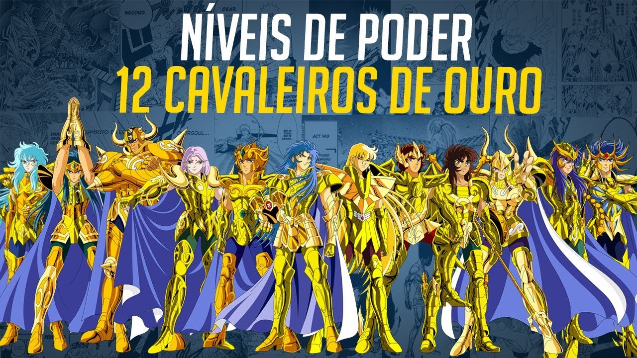 12 CAVALEIROS DE OURO NÍVEIS DE PODER | SAINT SEIYA | Nerd Sensei