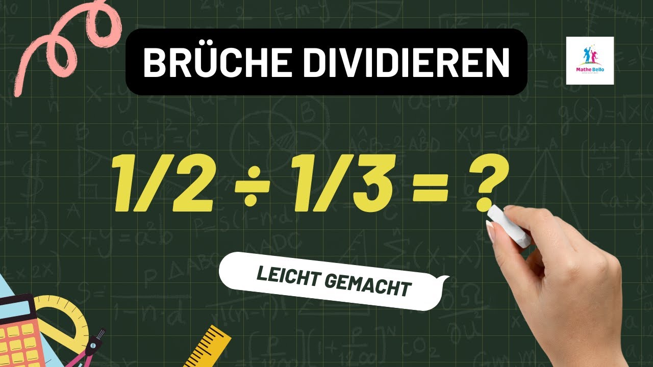 Brüche dividieren MIND-BLOWING einfach! 🤯 | Kehrwert-Regel