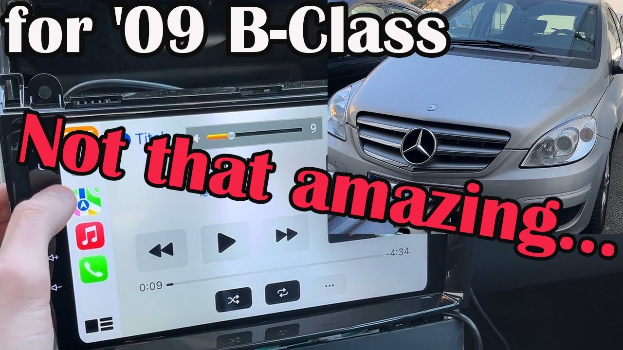 Chinese Android Carplay Radio is a disappointment (+ Radio Removal W245)