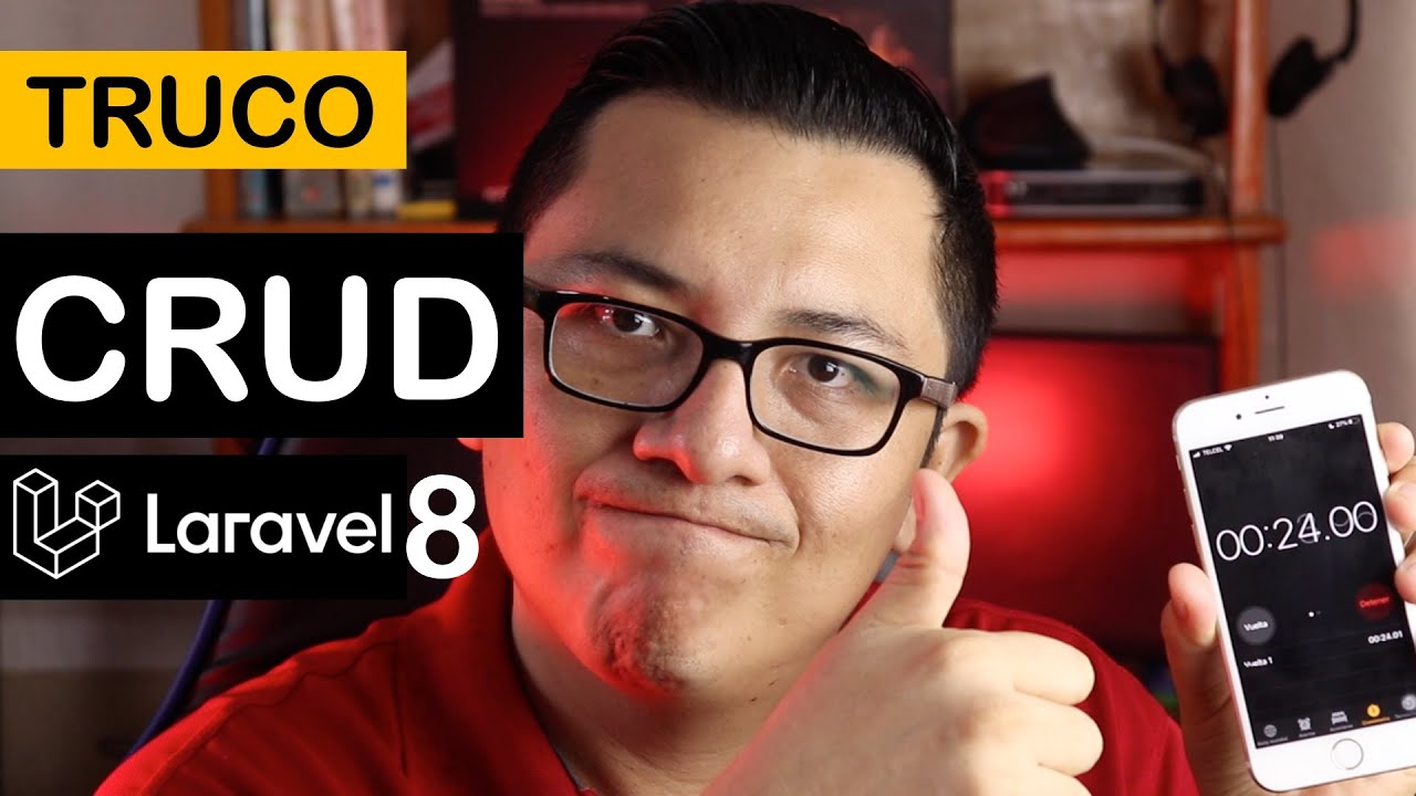⚡️El TRUCO del crud RÁPIDO en Laravel 8✨