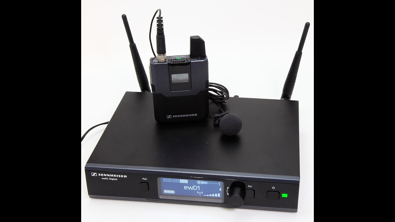 Review & Tutorial For The New Sennheiser evolution Wireless ewD1 Digital Lavalier Microphone System