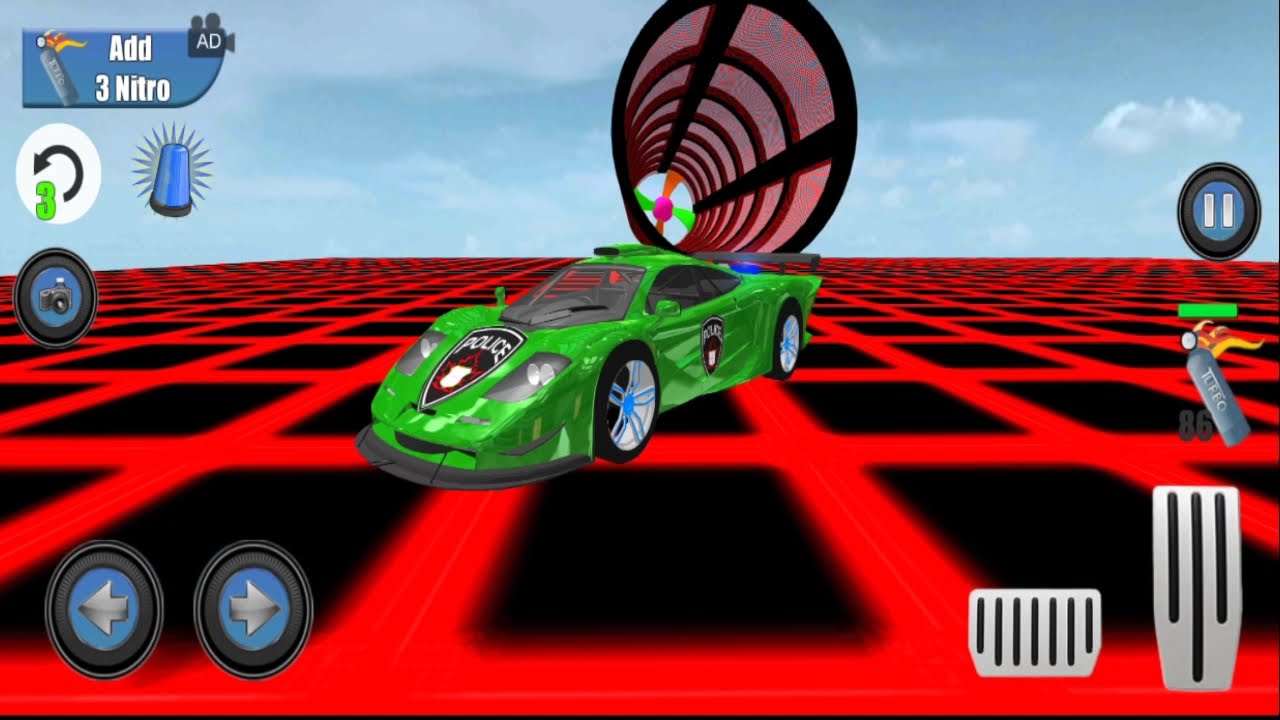 Police Car Stunts GT Racing: Ramp Car Stunt - Driving Simulator 3D - car games #14