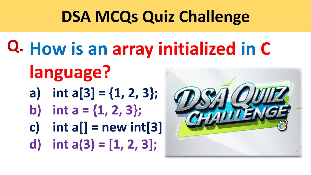 Top 50 Data Structure MCQs | Computer Science | data structure and algorithms mcq