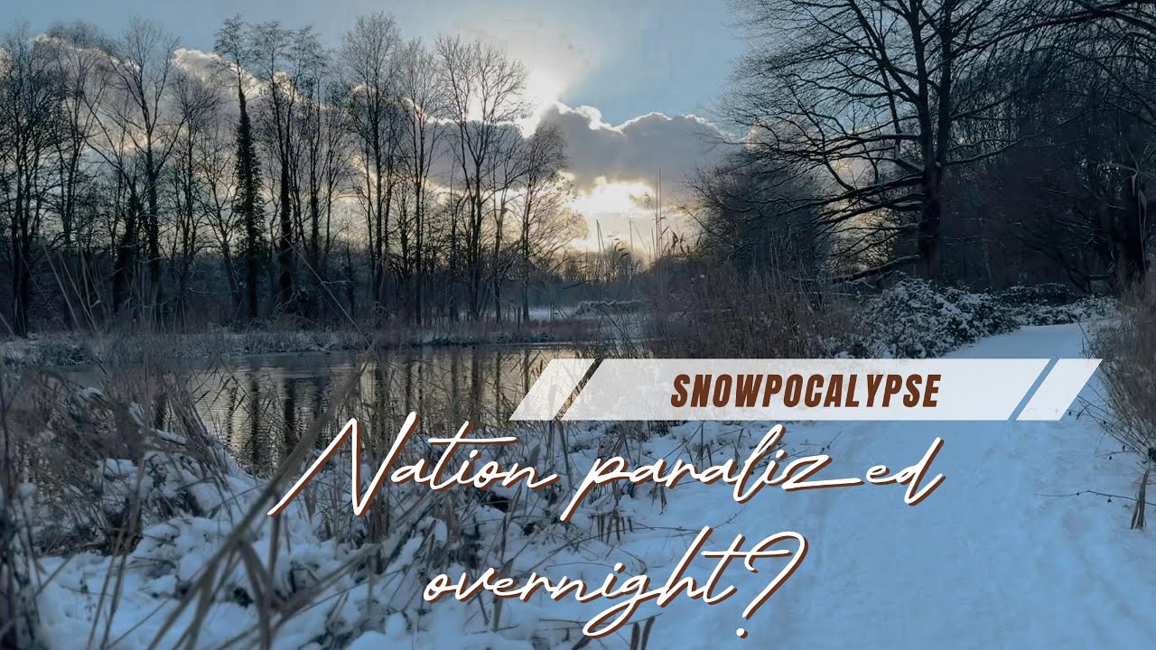 Frozen Lockdown: When Snow Stopped a Country Cold