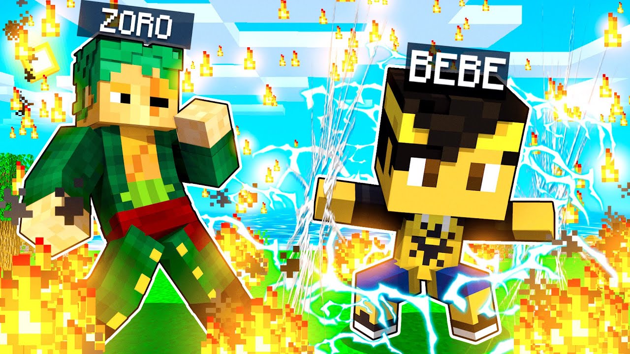 Who's Your Family? O FILHO DO ZORO COMEU A GURA GURA NO MI no Minecraft! *one piece*