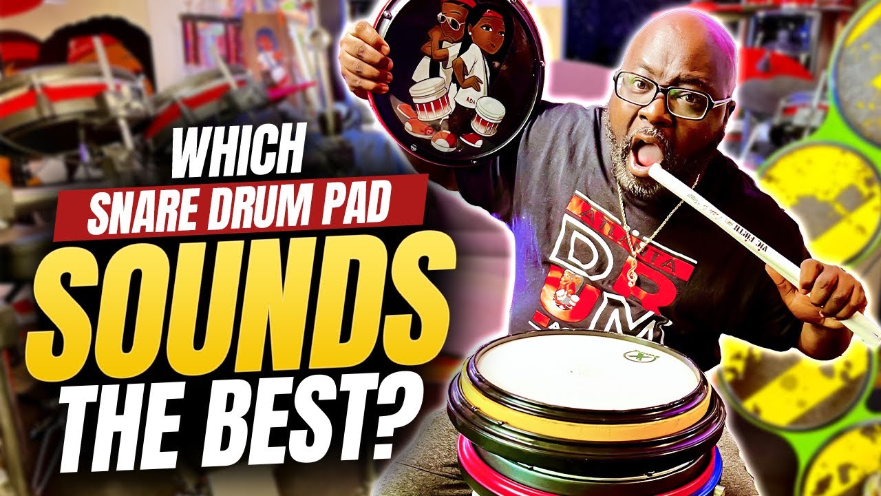 Which Snare Drum Pad Sounds Best | Snare Drum Pad Sounds By Atl Drum Academy
