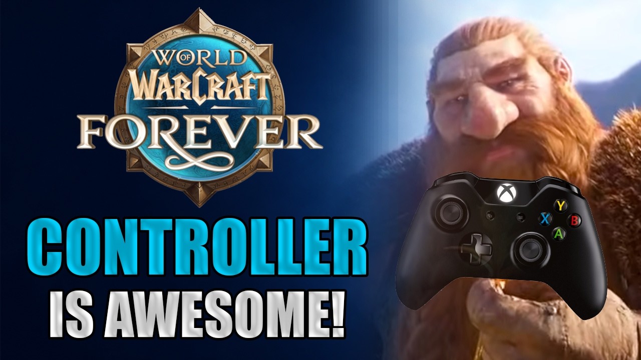 Поддержка геймпада в WoW Forever РАБОТАЕТ! ...И это КРУТО!