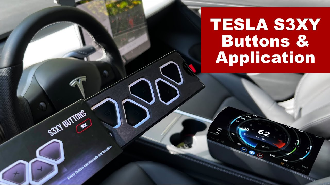 S3XY Buttons : Contrôlez votre Tesla en un clic + en bonus une Appli Tableau de bord et ScanMyTesla