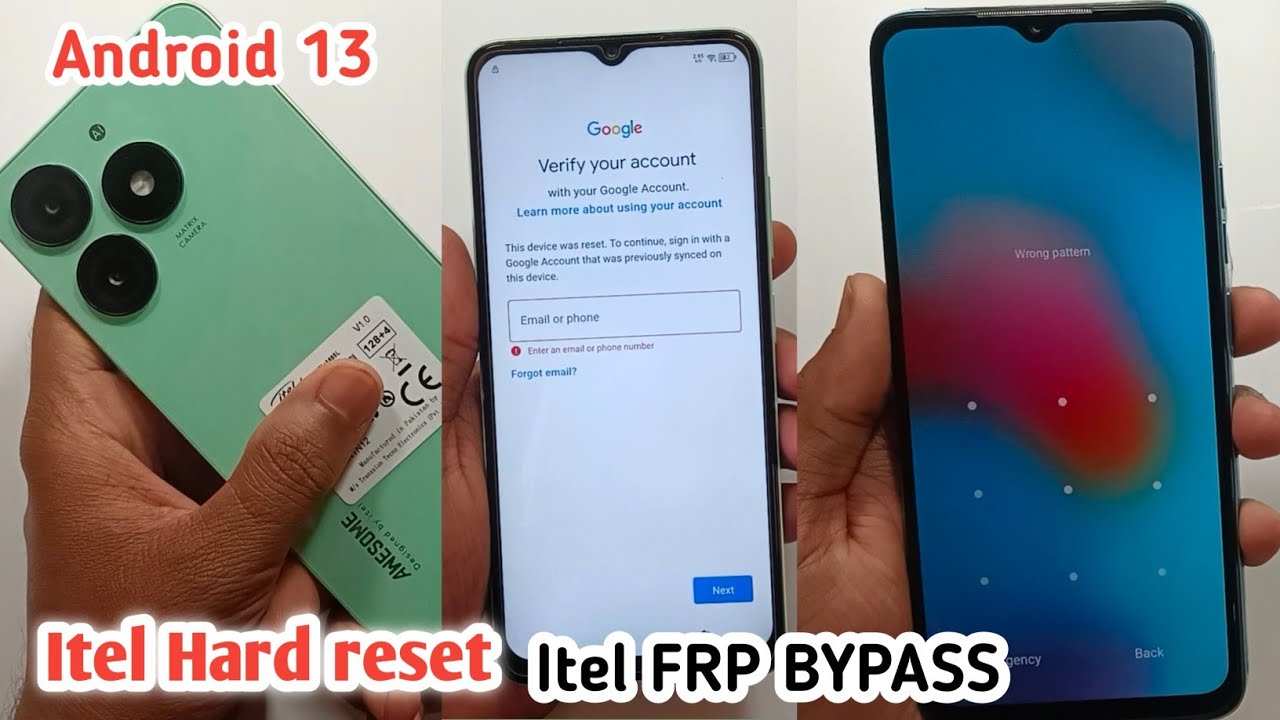 Аппаратный сброс Itel A70 | Обход FRP itel A70 | Разблокировка Google ID itel A70 (A665L)