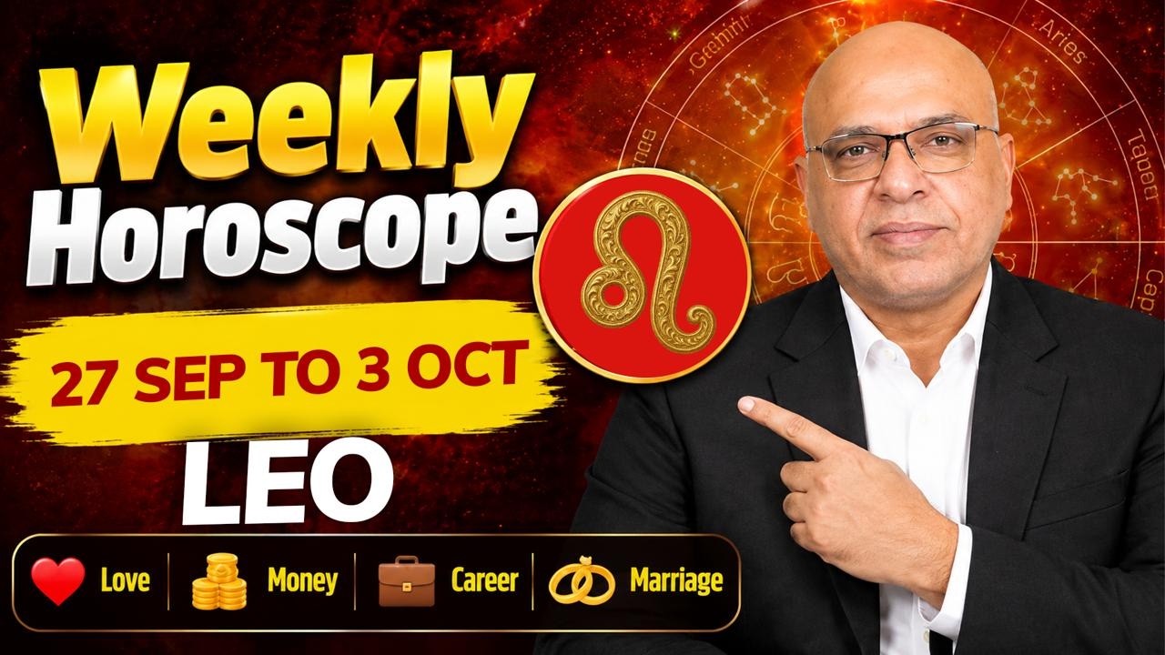 Leo Weekly Horoscope |  27 Sep to 3 Oct 2026 | Weekly Horoscope by Raza Jawa