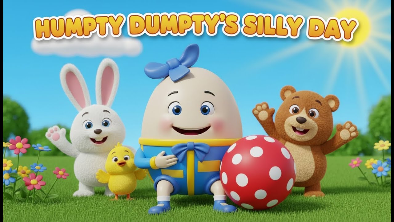 Humpty Dumpty sat on park| Kids Nursery Rhymes | kids learning
