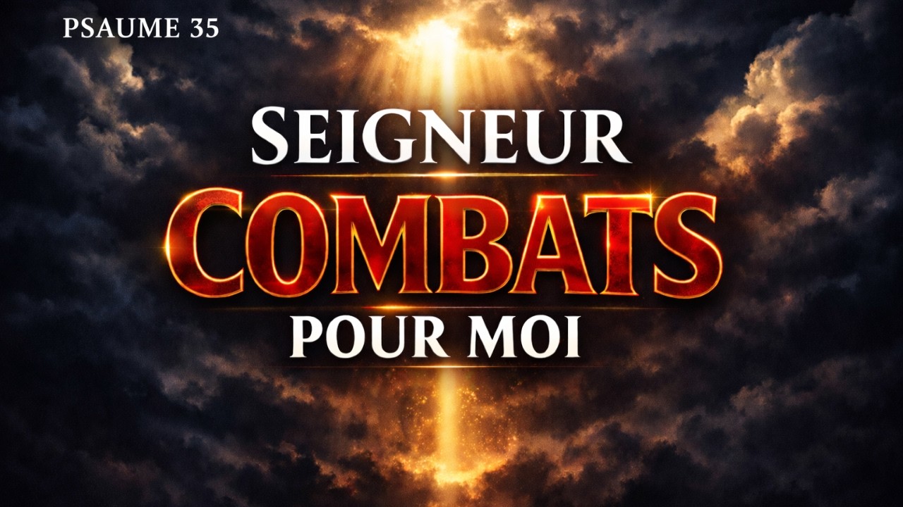 🟥 ⚔️  EN DIRECT – Psaume 35 | Dieu Renverse les Attaques et Neutralise Tes Adversaires