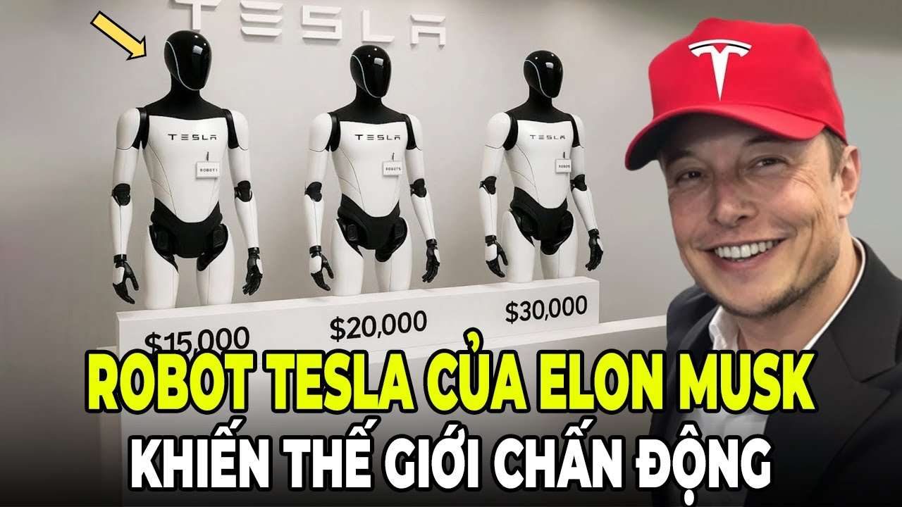 Cửa Hàng Robot Tesla Đầu Tiên Của Elon Musk Khiến Cả Thế Giới Chấn Động!
