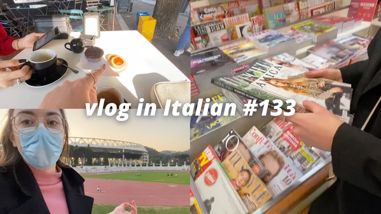 vlog in Italian: al negozio dell'usato, al Foro Italico, facciamo la polenta (Subs)